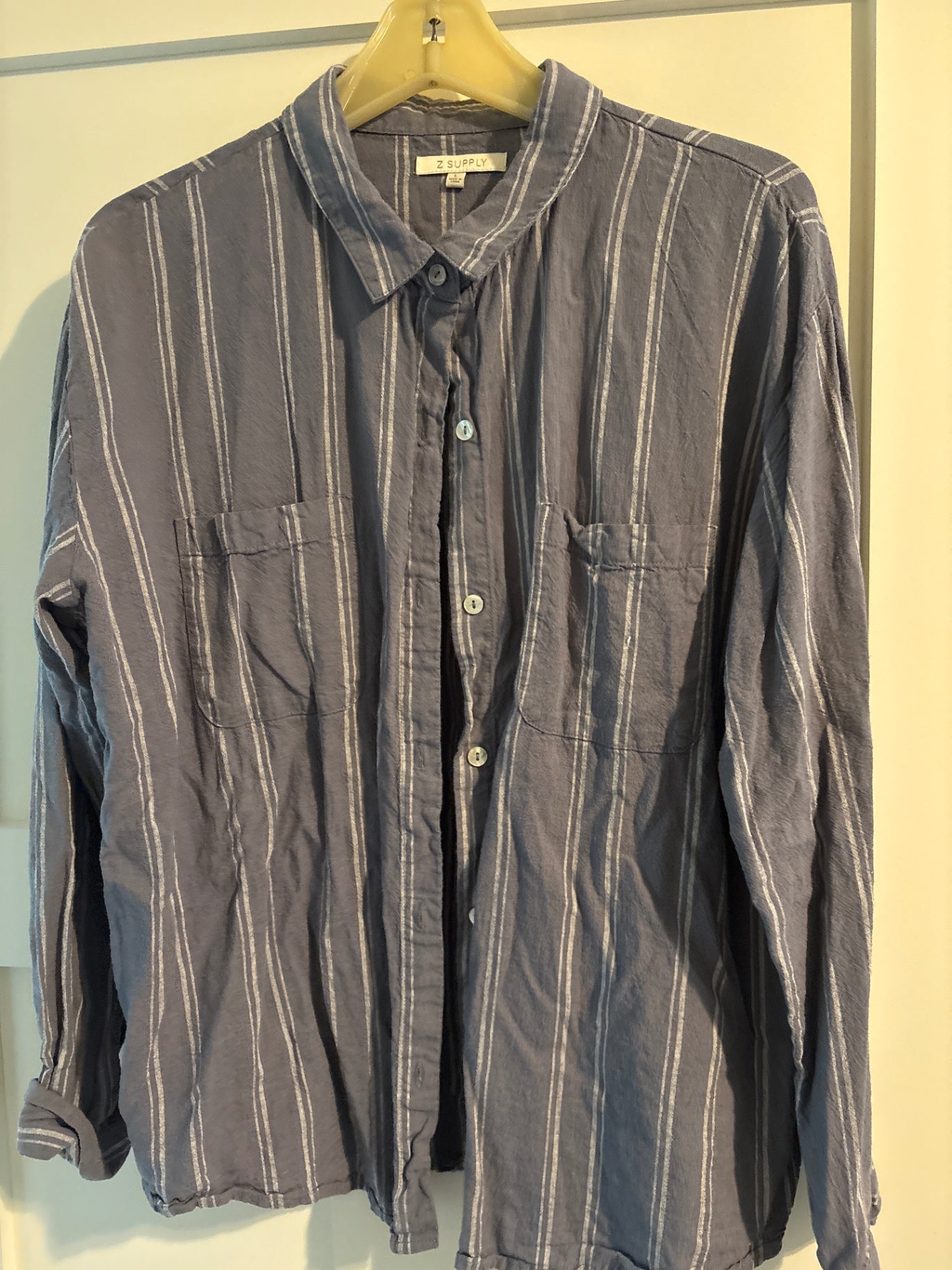 Z supply long sleeve button down