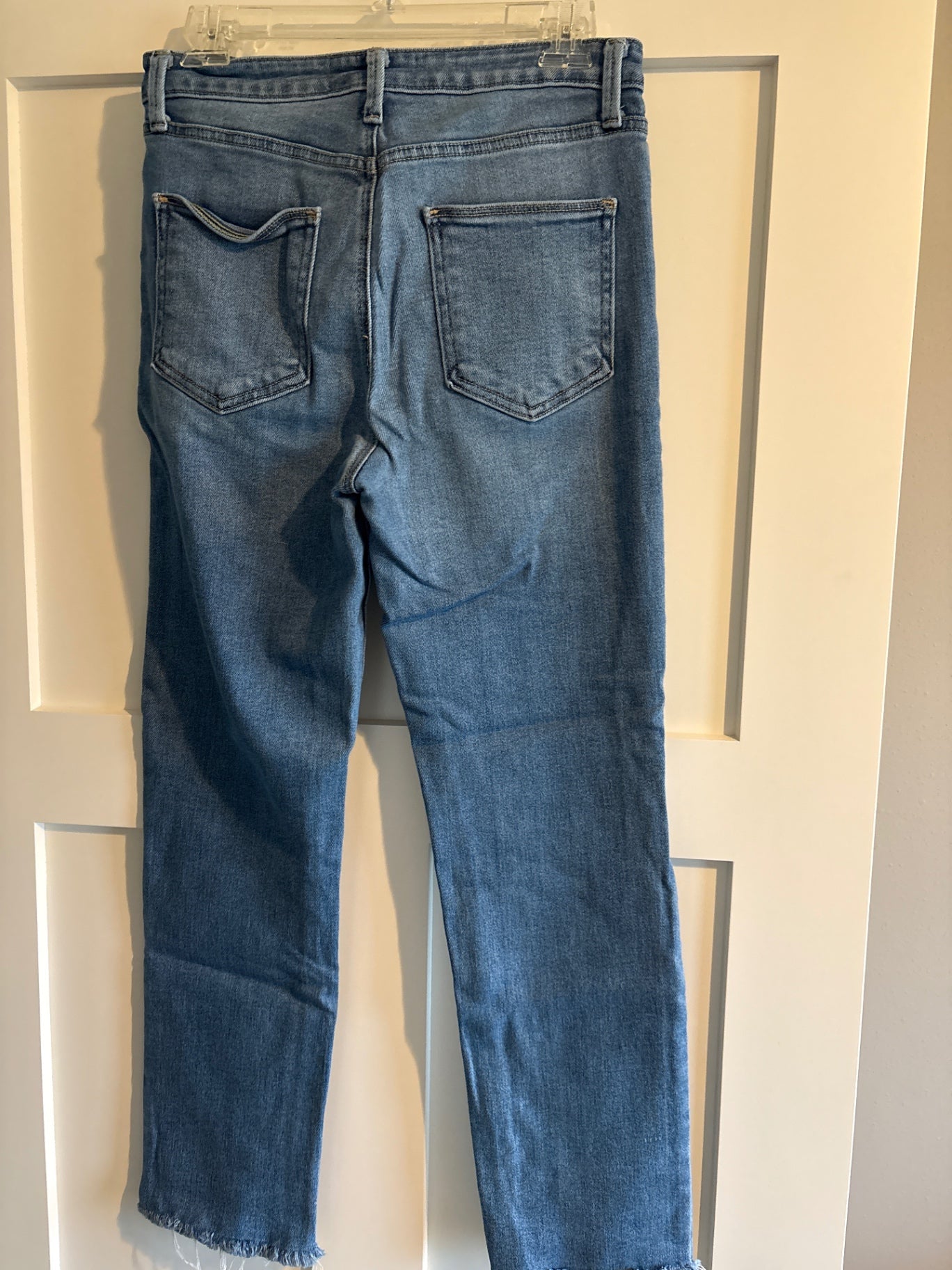 Just black denim light wash