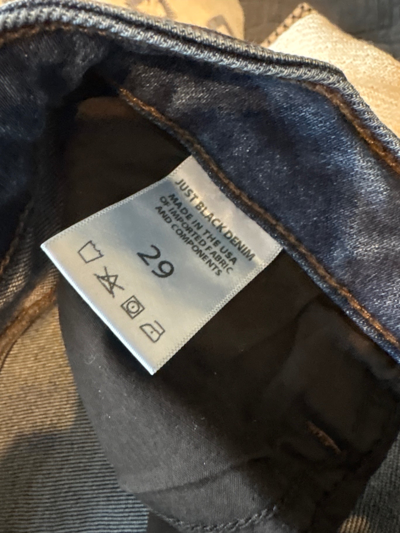 Just black denim