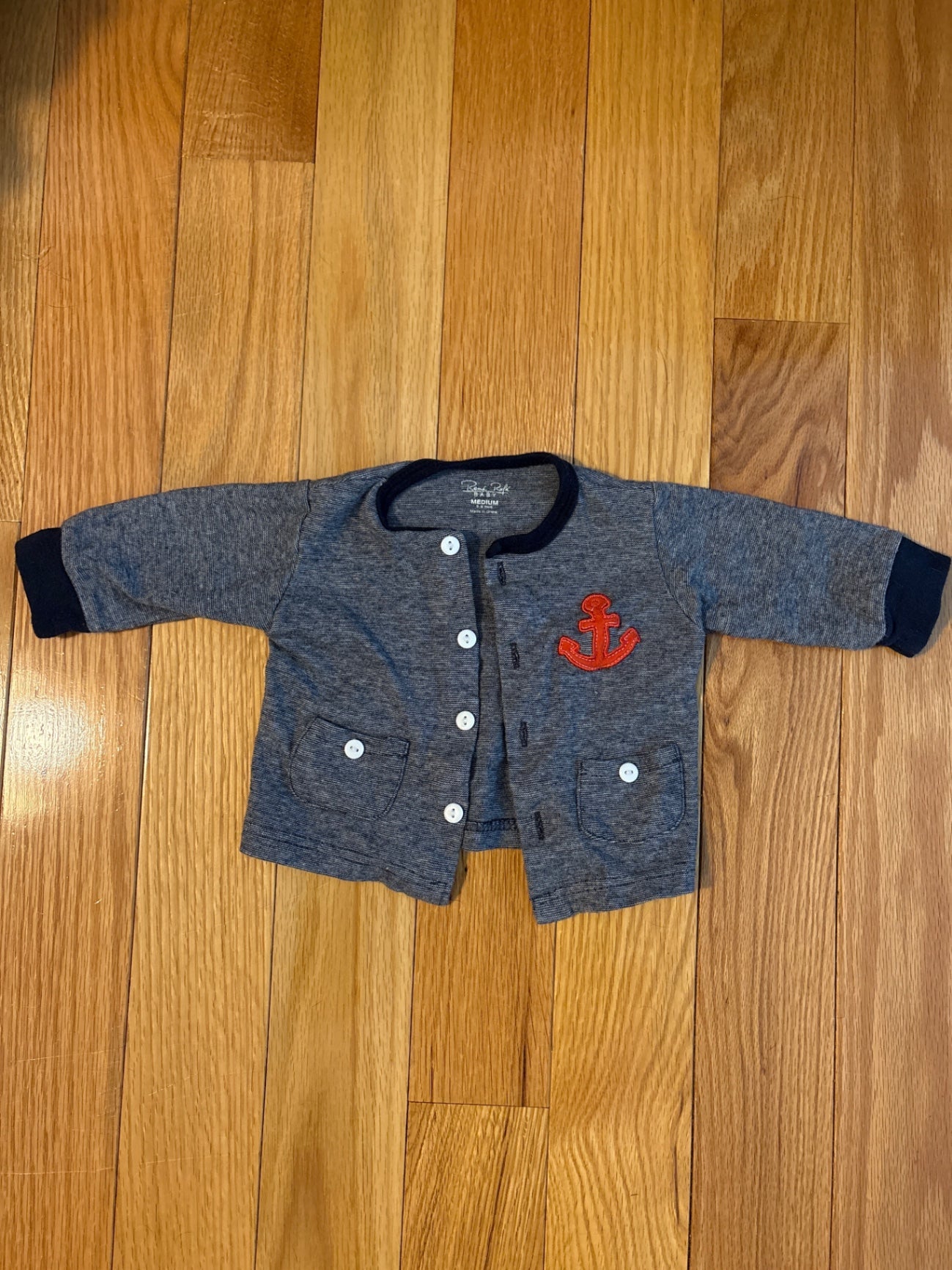 Rene Rofe Baby Anchor Sweater 3-6mo. EUC