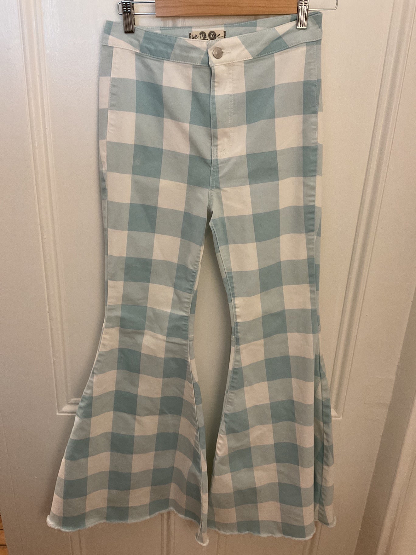 We The Free Pants Flare Checkered Pants 29 *AS IS*