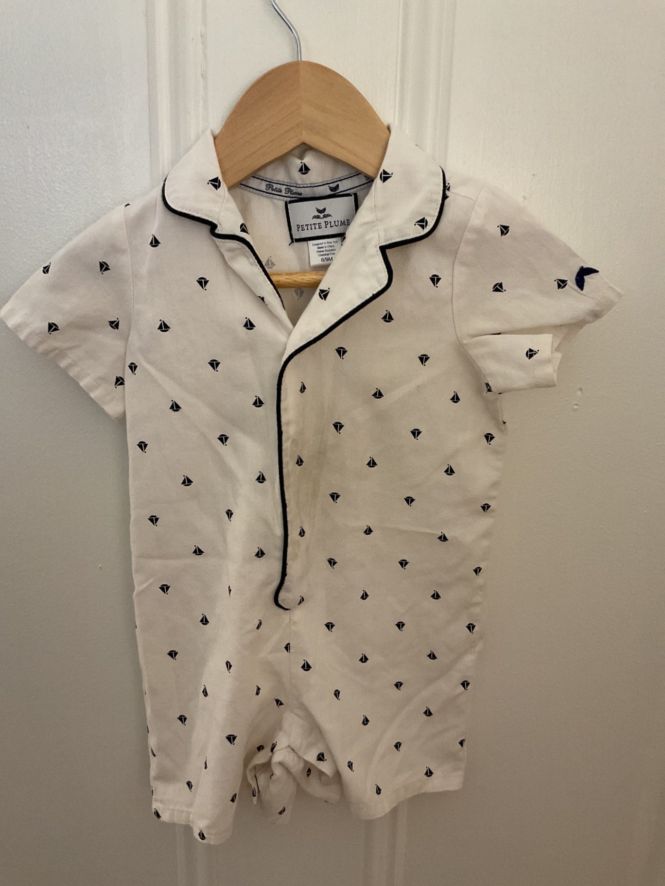 Petite Plume Romper 6-9mo. *AS IS*