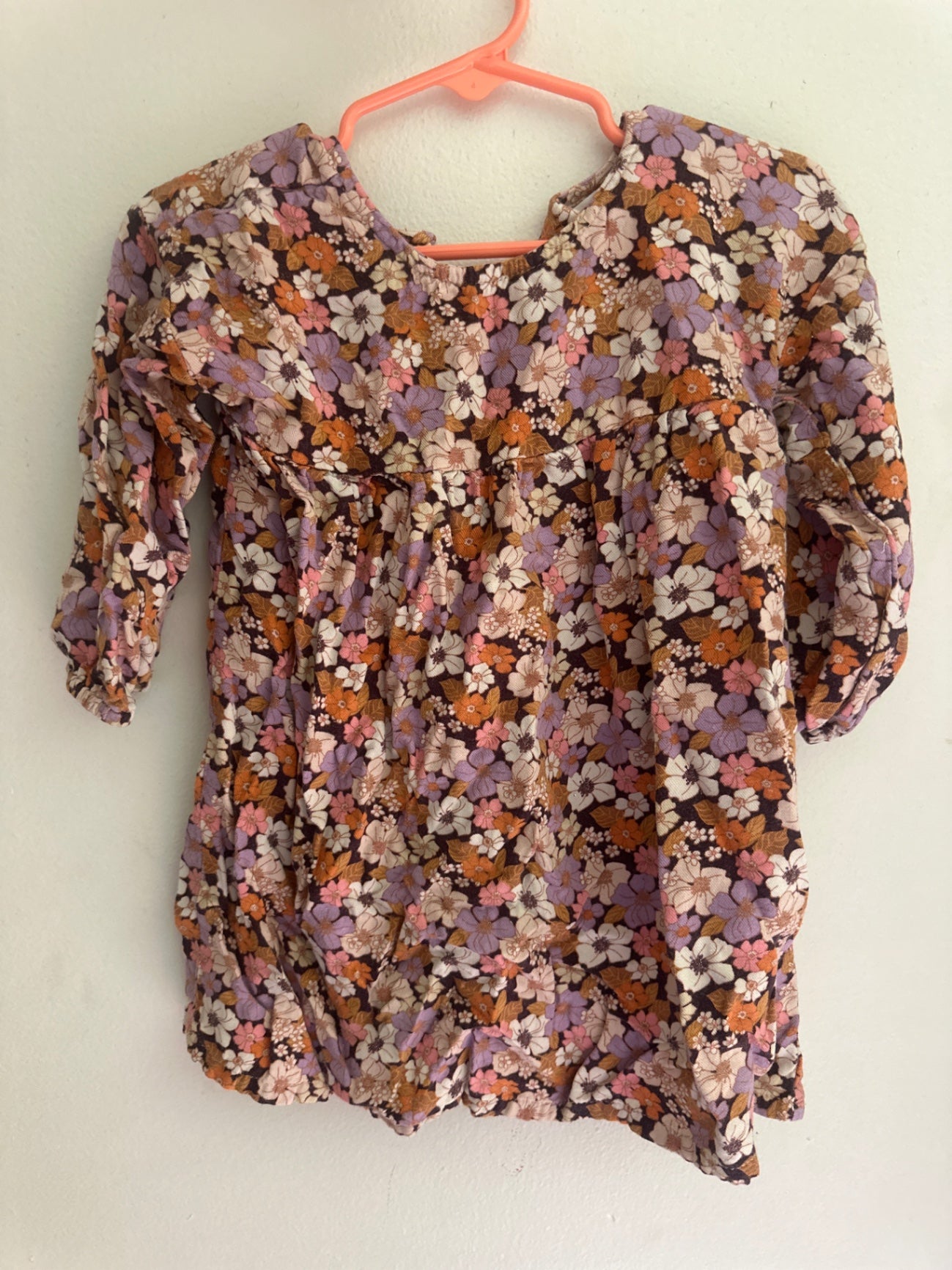 H+ M Floral Dress 3T