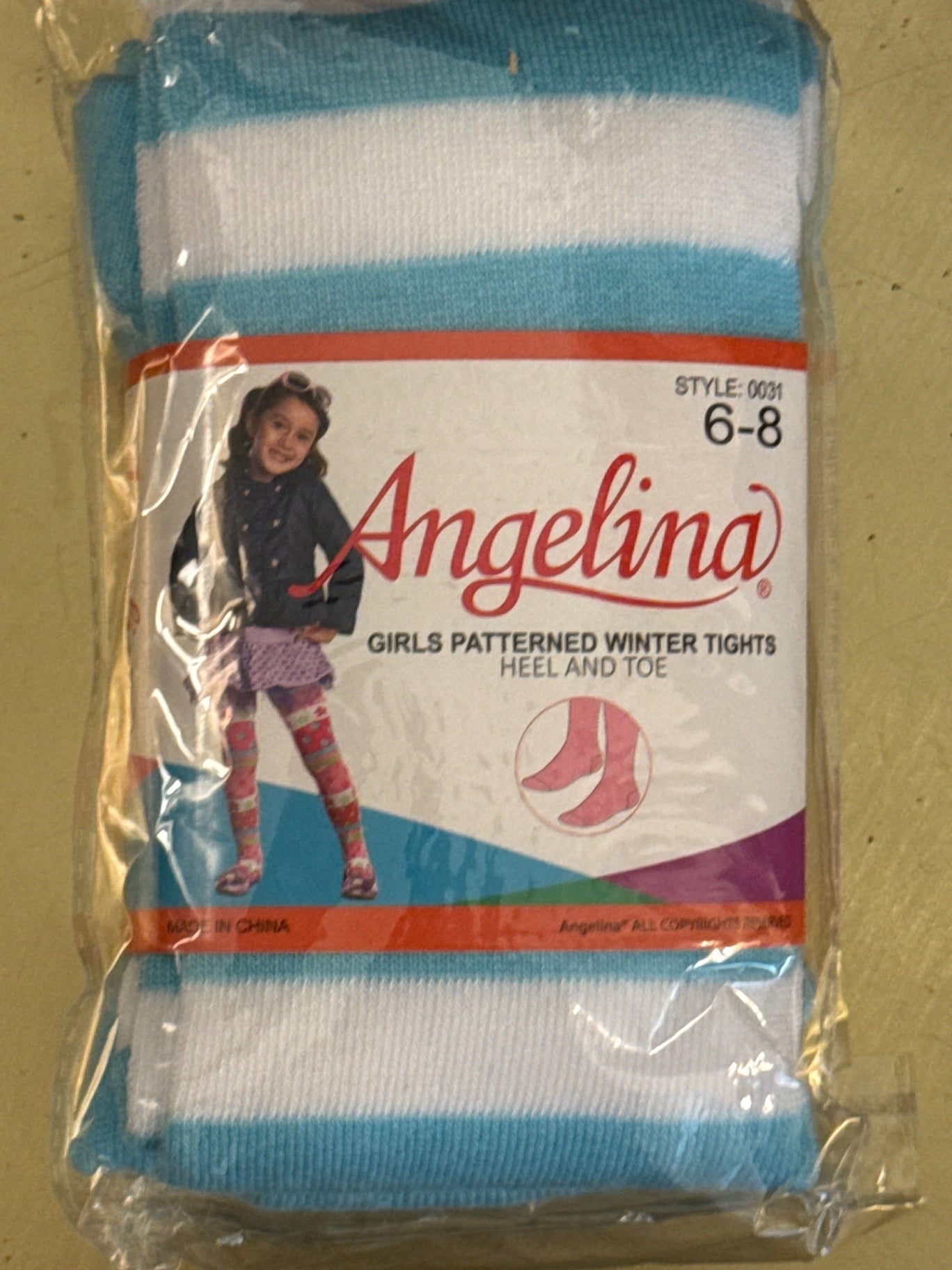 Angelina Tights 6-8 New with tags