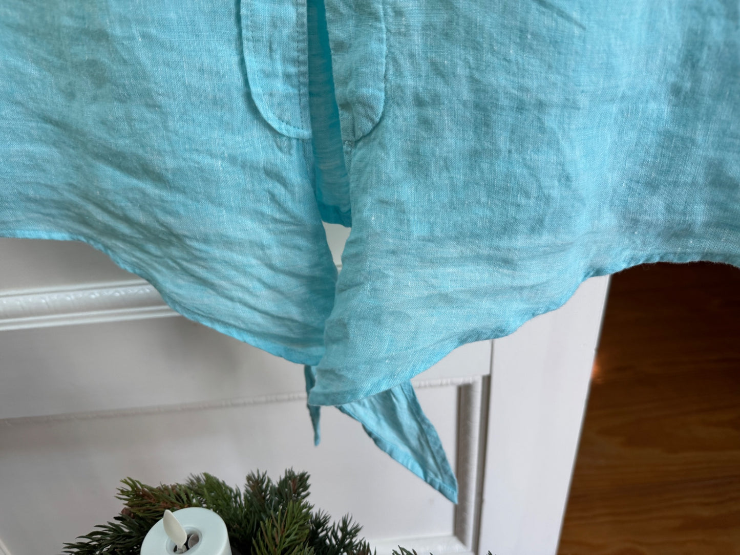 Talbots Linen Top S/M NWT