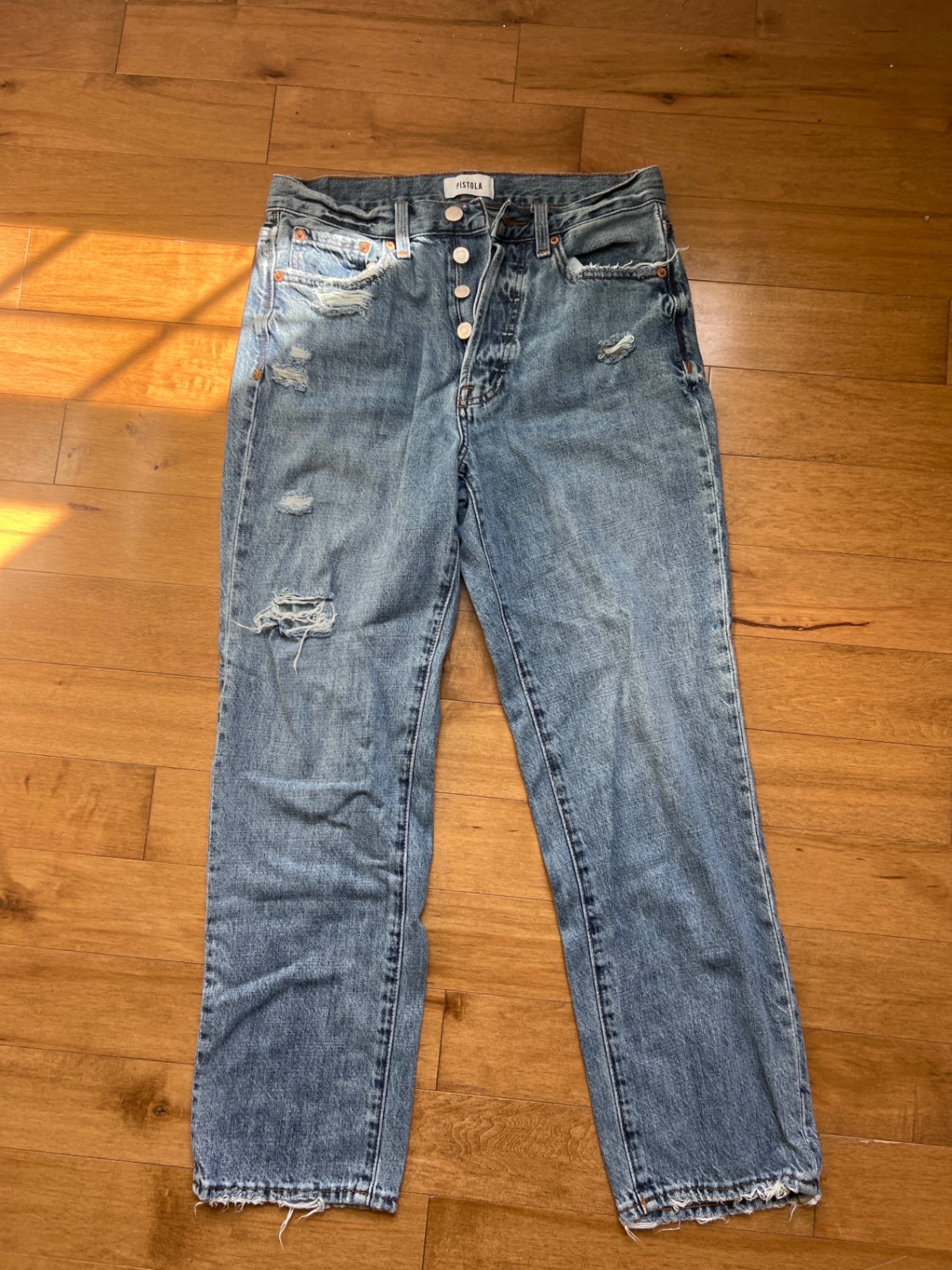 Pistola button fly jeans sz 27