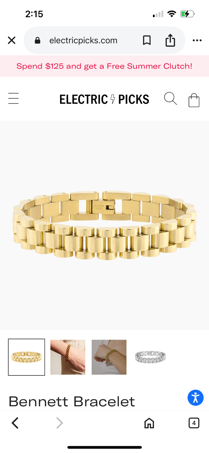 Electric Picks Bracelet 6.5