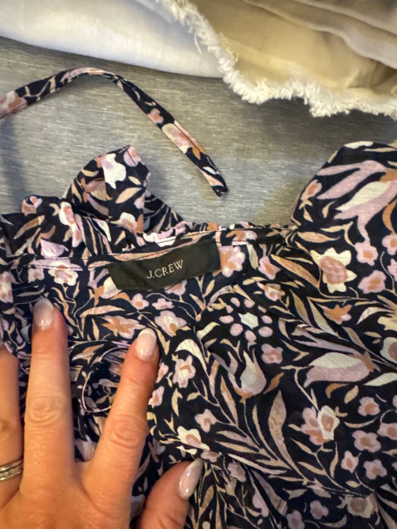 J.Crew Long-sleeve blouse Large Good
