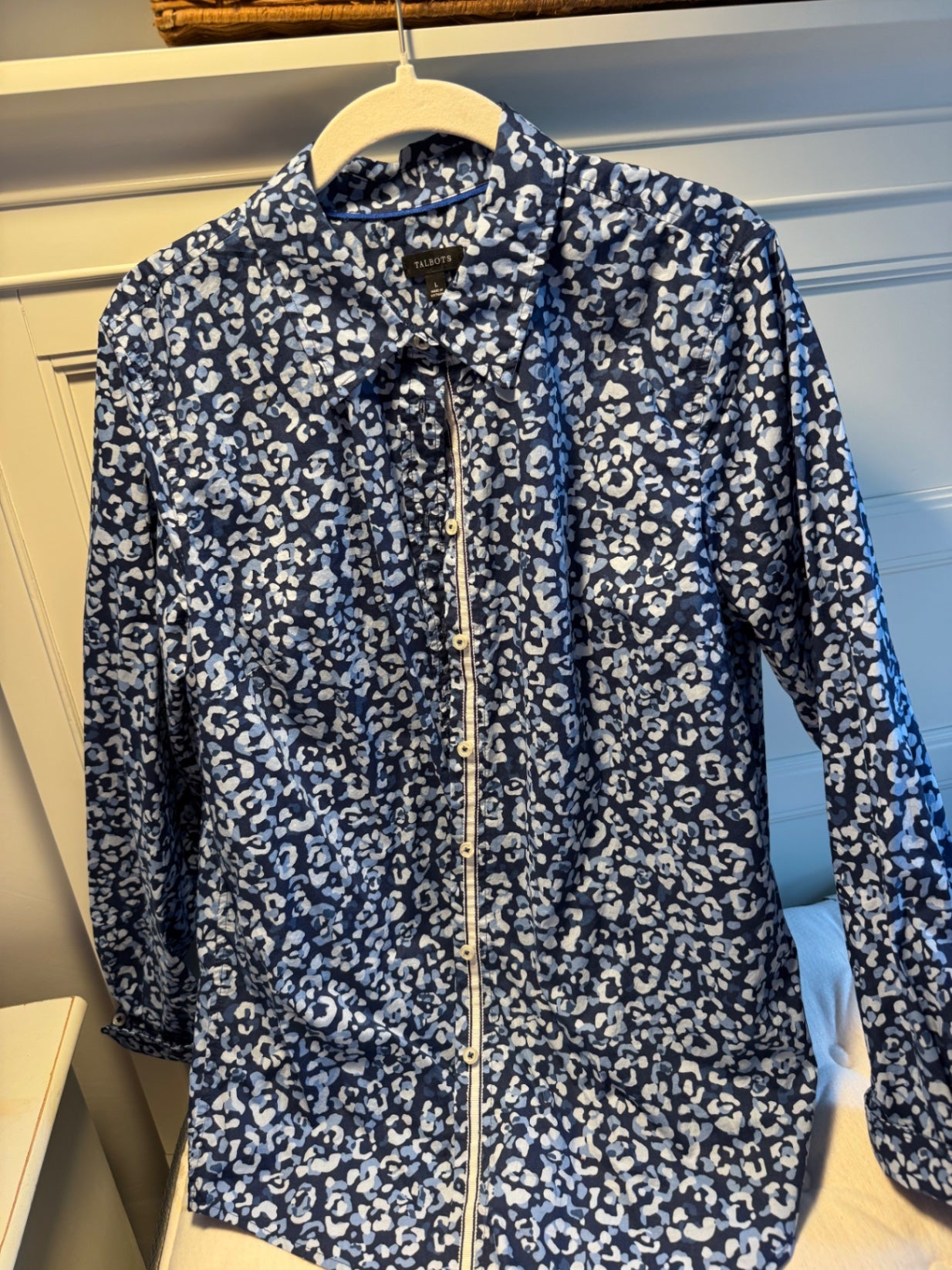 Talbots Long-sleeve blouse L New without tags