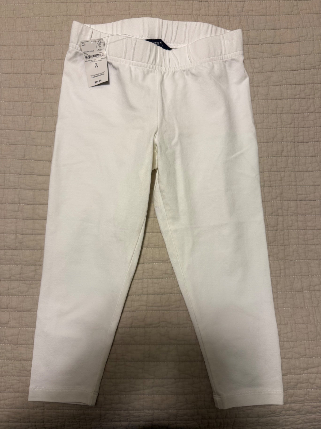 Lands' End Kids Leggings 7/8 kids New with tags