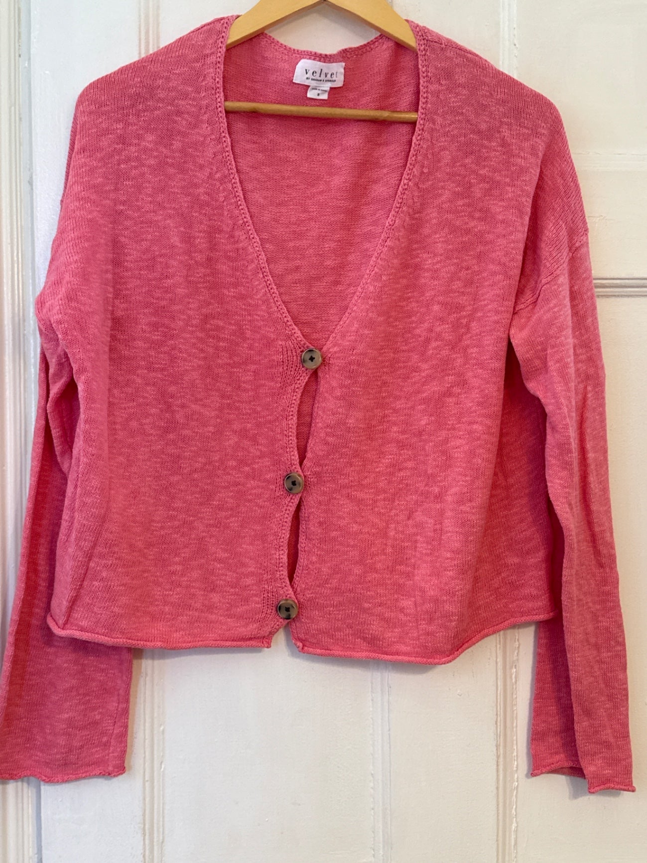 Anthropologie Velvet by Graham Spencer Sweater S Very Good