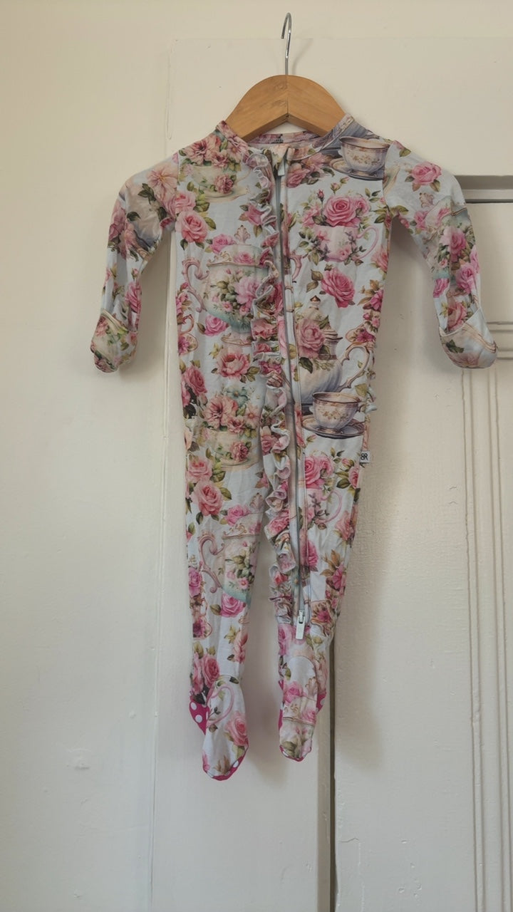 Bums & Roses Pajamas 3-6 mo.