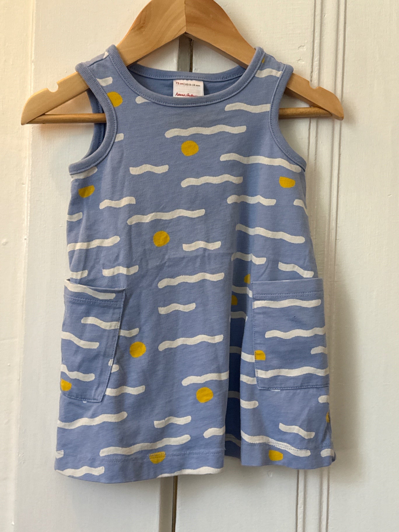 Hanna Andersson Dress 12-18 mo. Good