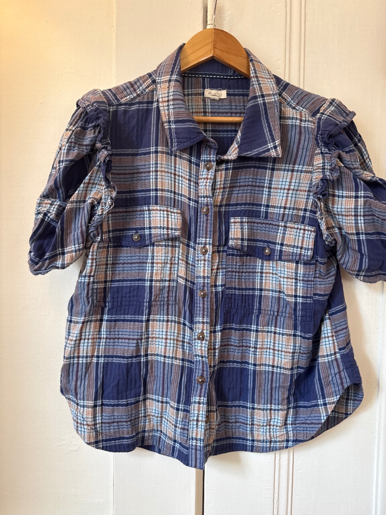 Anthropologie Pilcro Shirt L Good