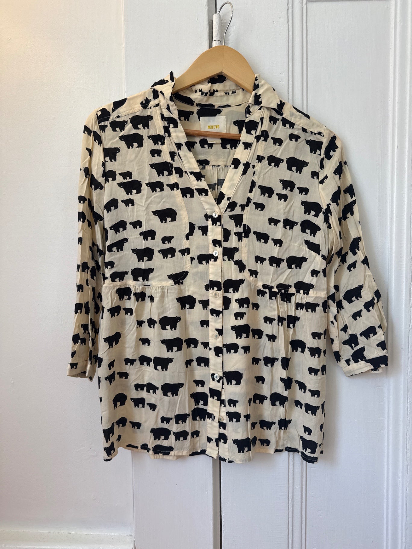 Anthropologie Maeve Shirt 6 Very Good