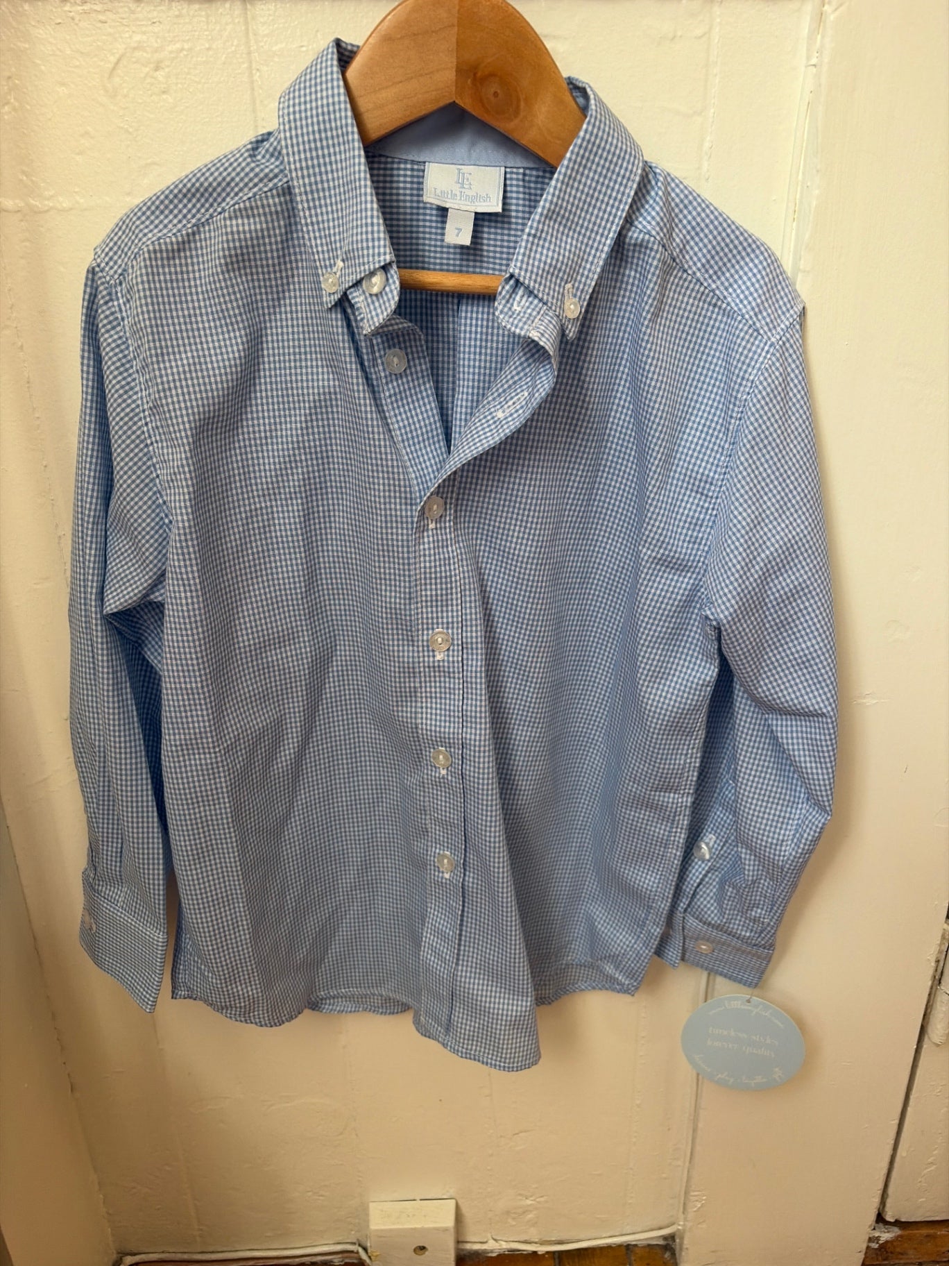 Little English Shirt 7 New with tags
