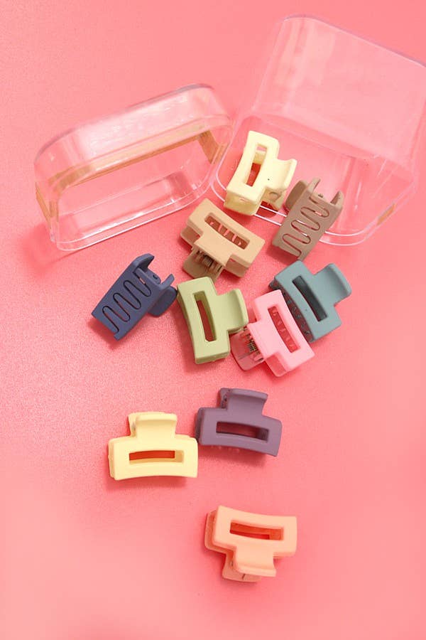 MINI PACK OF 10 FLOWER WAIVY RECTANGLE IN A CASE | 40H842: WAIVY