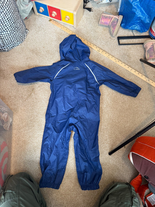 LL Bean Rain Suit 2T EUC