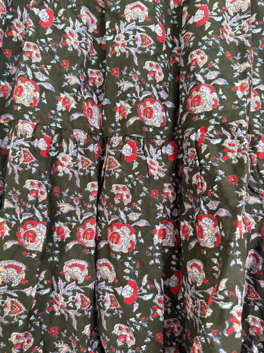 Xirena Floral Iris Skirt M EUC
