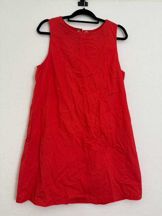 Women’s Heyton Red Orange Coral Sleeveless gold accent Summer Dress Size x-small