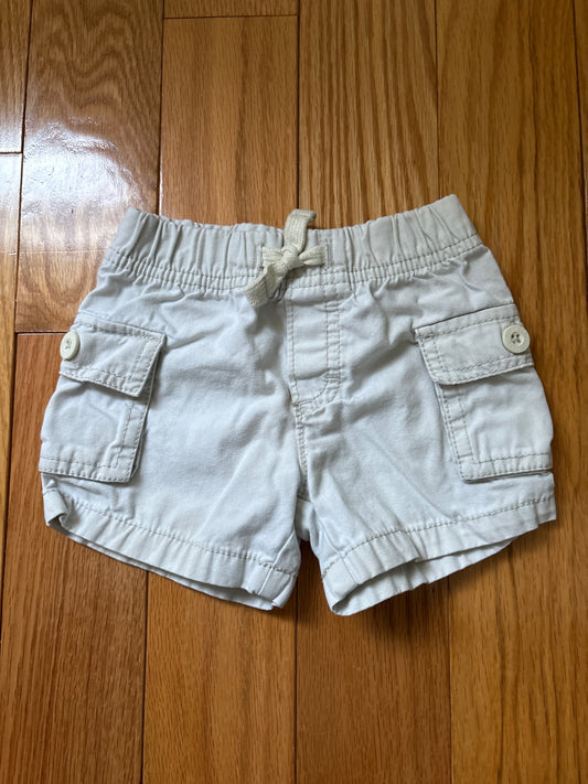 Osh Kosh Khaki Shorts 12 mo.