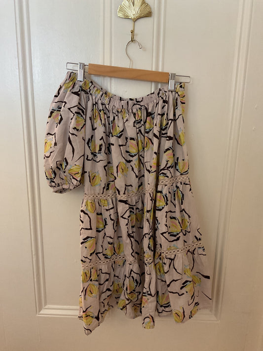 Anthropologie Velvet Dress S EUC