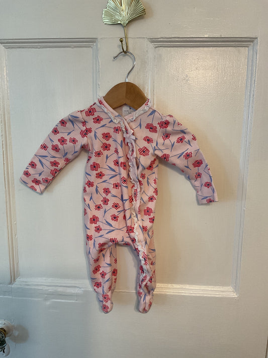 Laura Ashley Baby Onesie 6-9 mo EUC