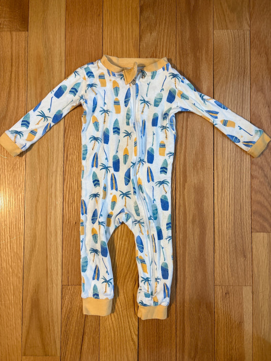  Burt’s Bees Baby Surfboard PJs 12mo. EUC 