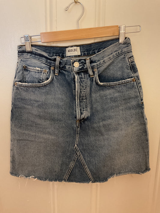 AGOLDE Denim Skirt 26 EUC