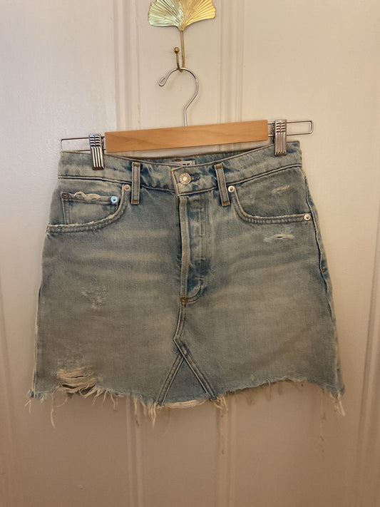 AGOLDE Denim Skirt 26 EUC