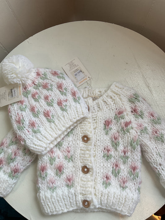 Huggaluggs Baby Knitted Set 12mo. NWT