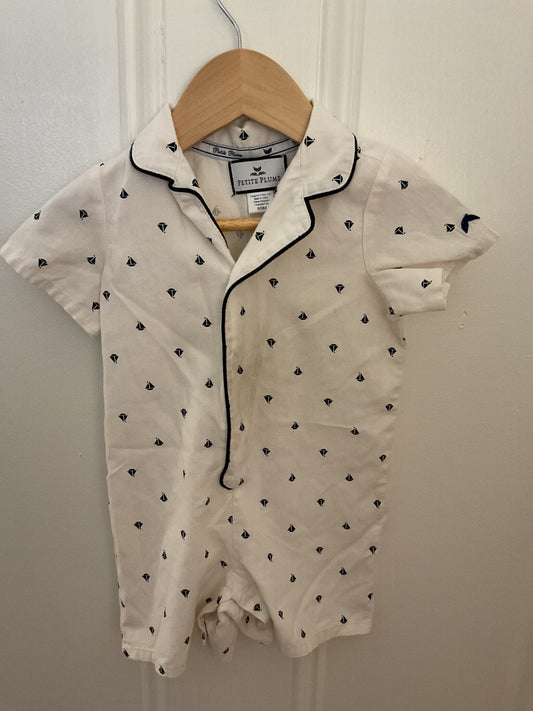 Petite Plume Romper 6-9mo. *AS IS*