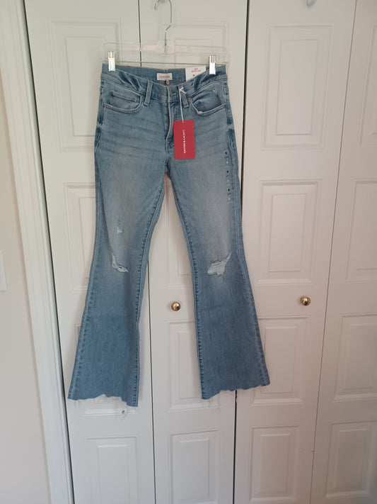 Nwt lucky brand sweet mid rise flare