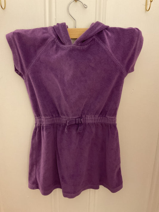 Hanna Andersson Sleeveless Hoodie Dress 5T Good