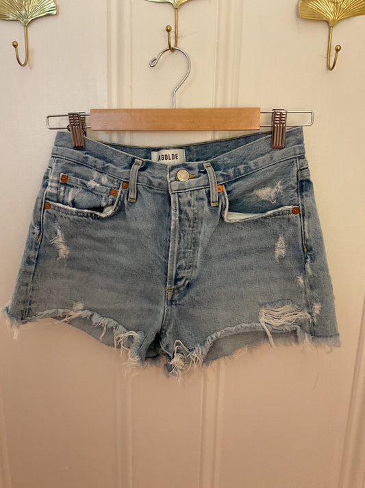 AGOLDE Denim Shorts 25 Very Good