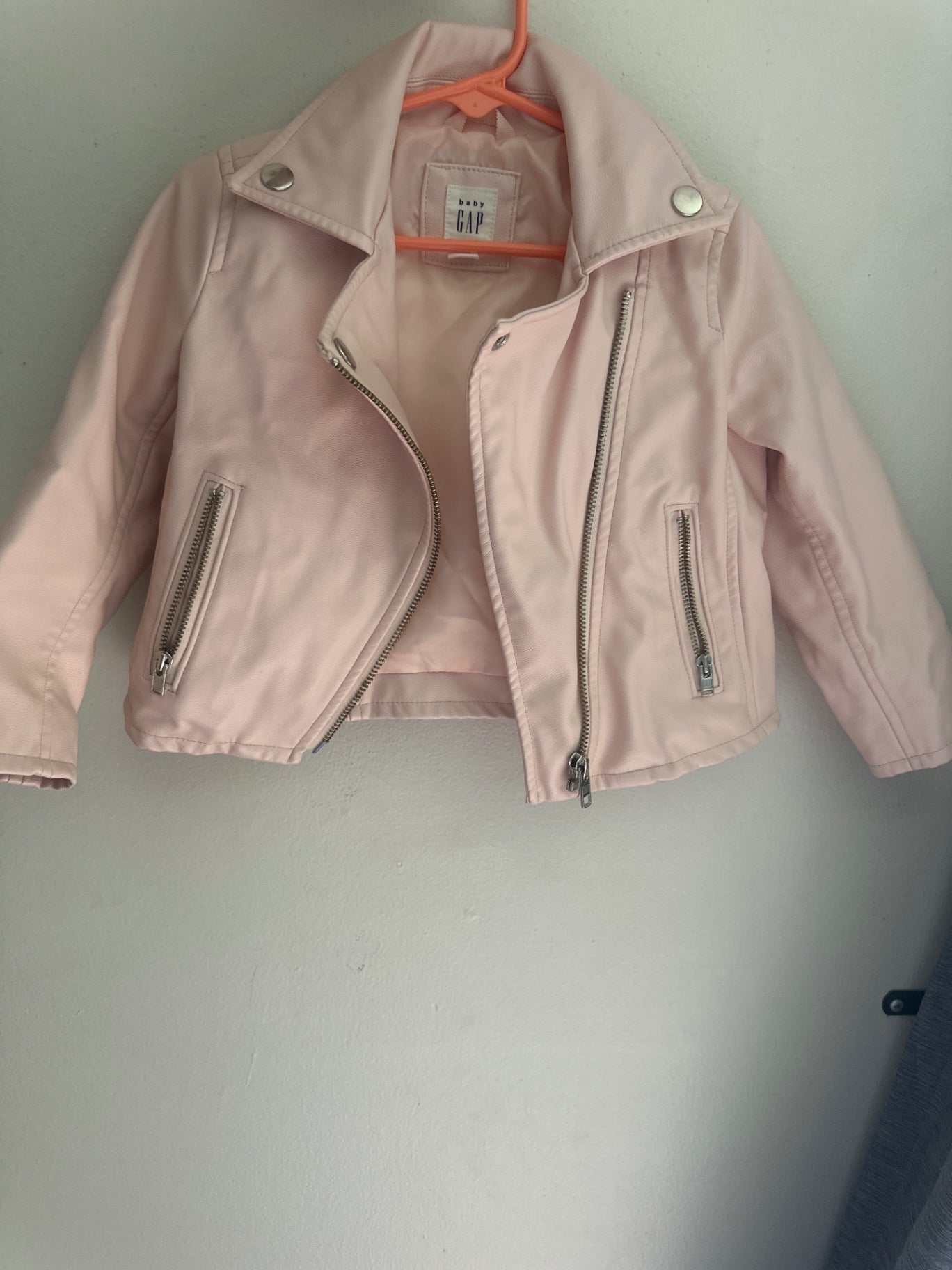 Pink biker jacket