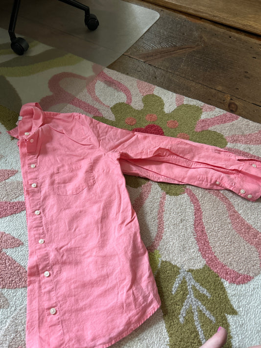 JCrew long sleeve linen blend button down 