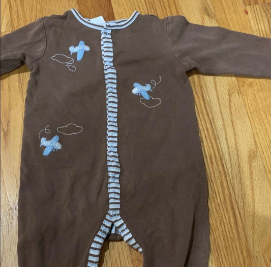 Janie and Jack airplane onesie 