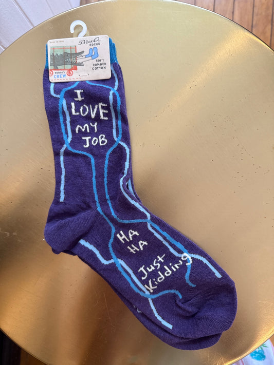 Blue Q Socks M New with tags
