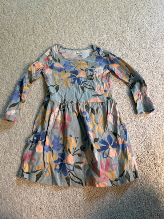 Carters Light blue floral dress
