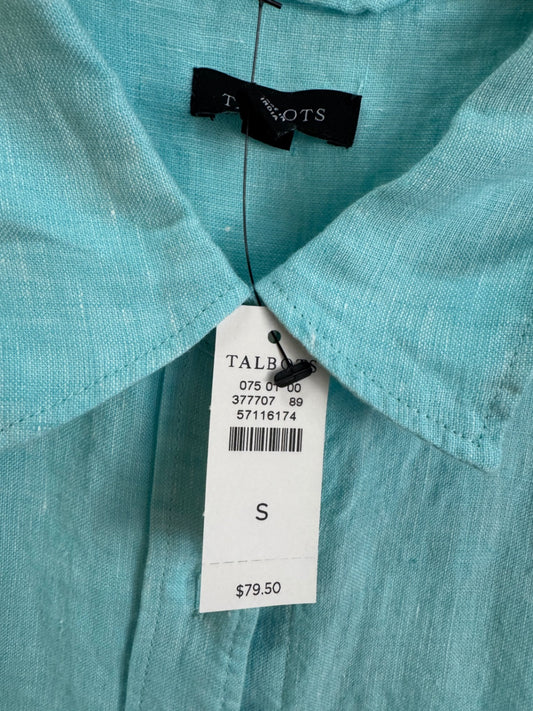 Talbots Linen Top S/M NWT