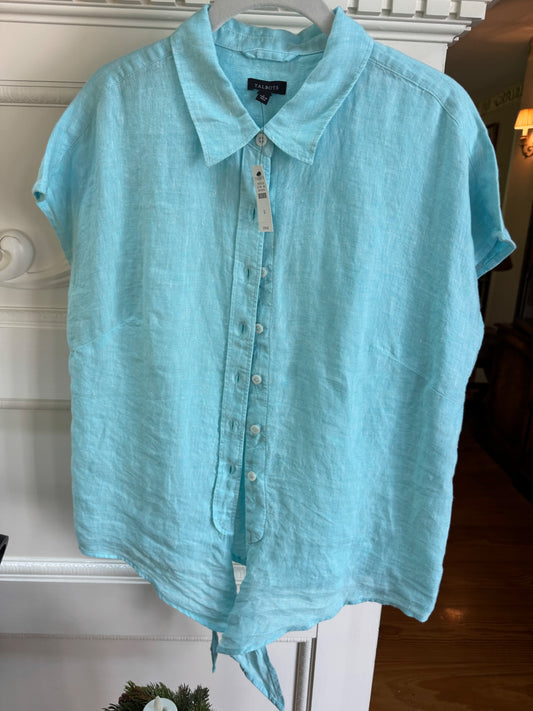 Talbots Linen Top S/M NWT