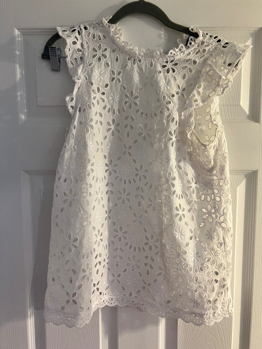 J. Crew eyelet top S