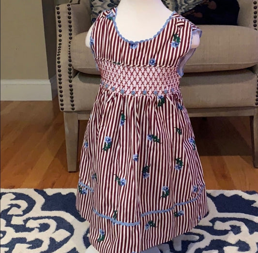 Lil Cactus smocked dress 2T