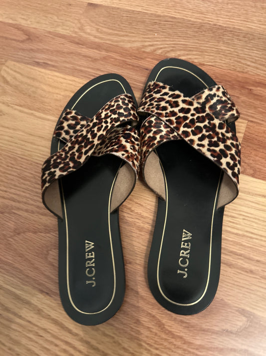 Jcrew leopard slides 7 