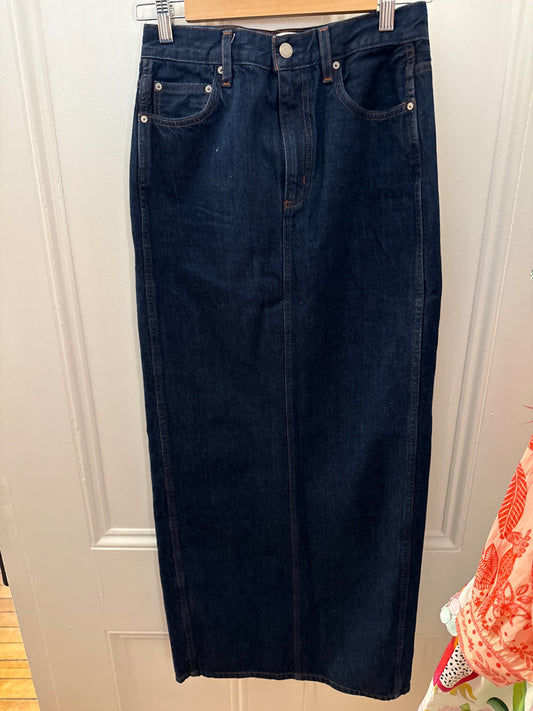 Aritzia Denim Forum Skirt 26 Very Good