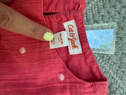 Cat and Jack Kids blouse 4-5T