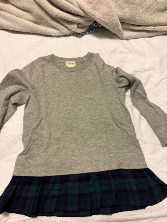 Crewcuts Sweater with a skirt 4/5Y New without tags