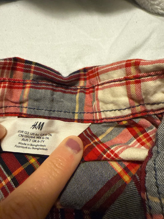 H&M Shirt 6/6X Very Good