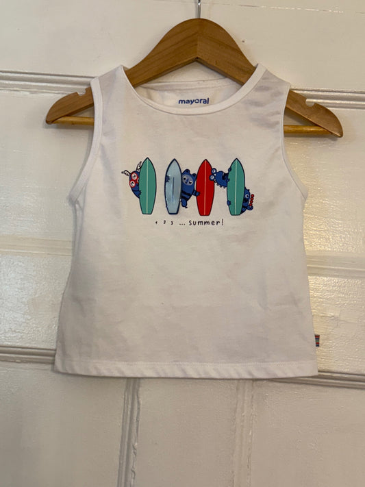 Mayoral Tank Top 12 mo. Very Good